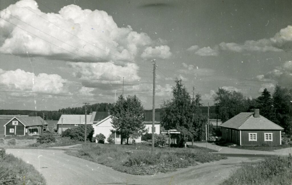 M. Holmin kauppa Herajoella, kuva on otettu 1950-luvulla.